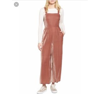 NWT Madewell crushed velvet jumpsuit
